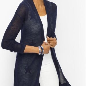 Talbots Star Cardigan